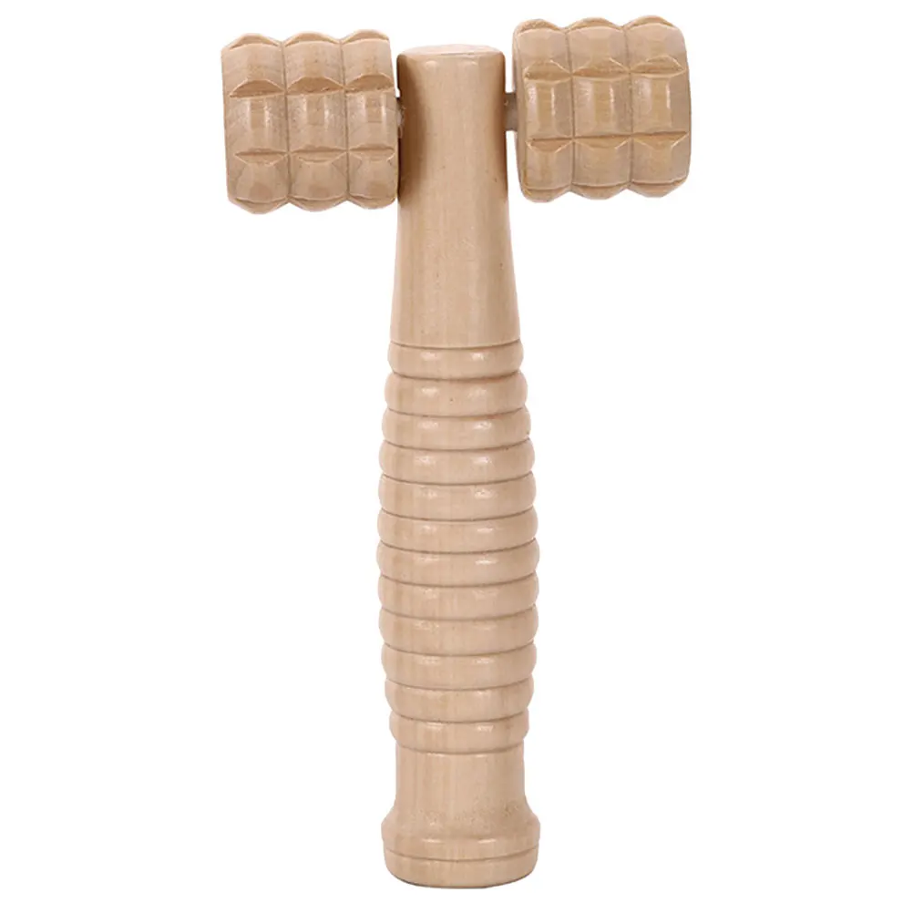 

Wooden Massage Roller Acupoint Massager Natural Wood Face Neck Body Roller Relieve Muscle Fatigue Hand Feet Pain