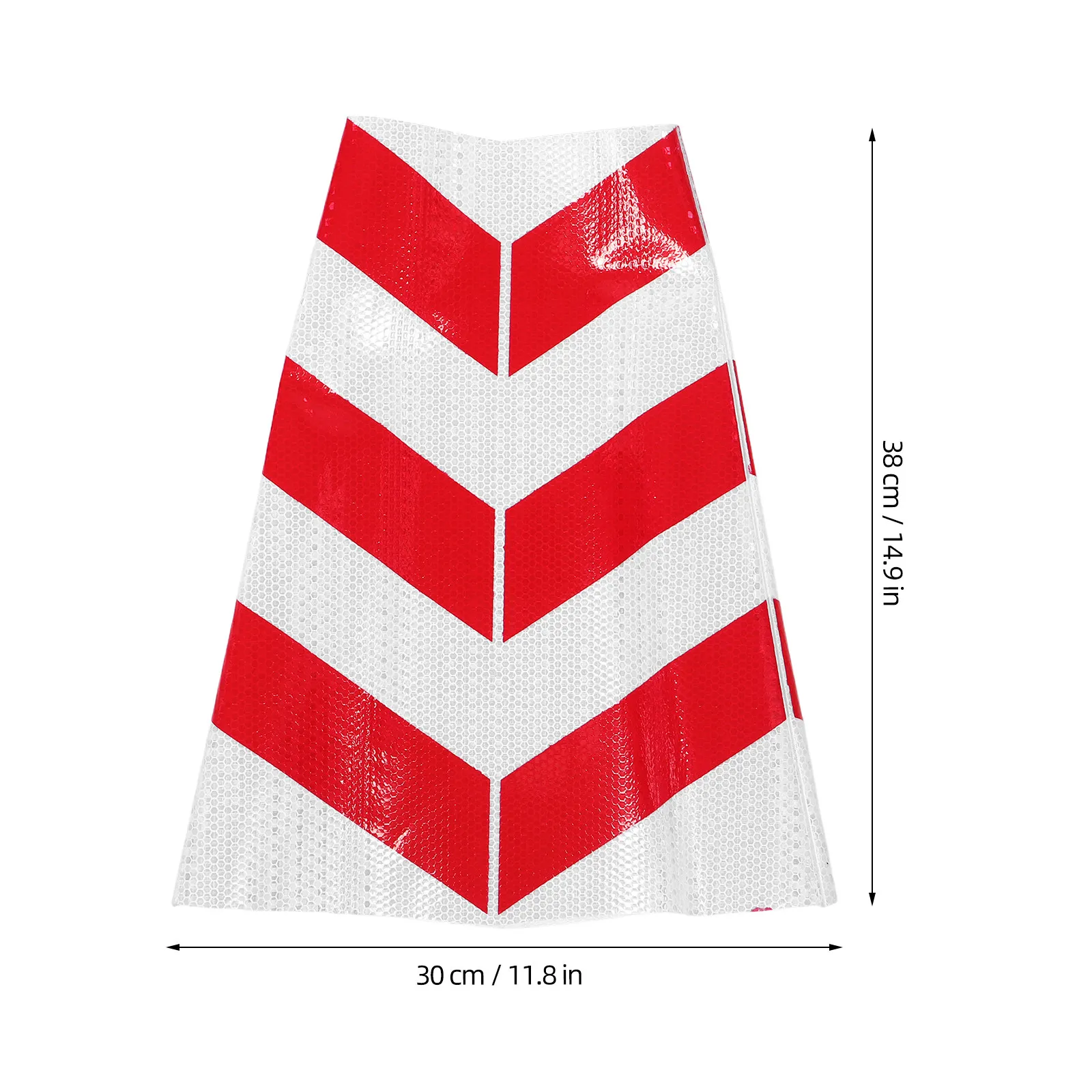 6Pcs Reflective Cone Sleeve Elastic Fit High Visibility Safety Tape Road Work Cone Traffic Control Parking Training