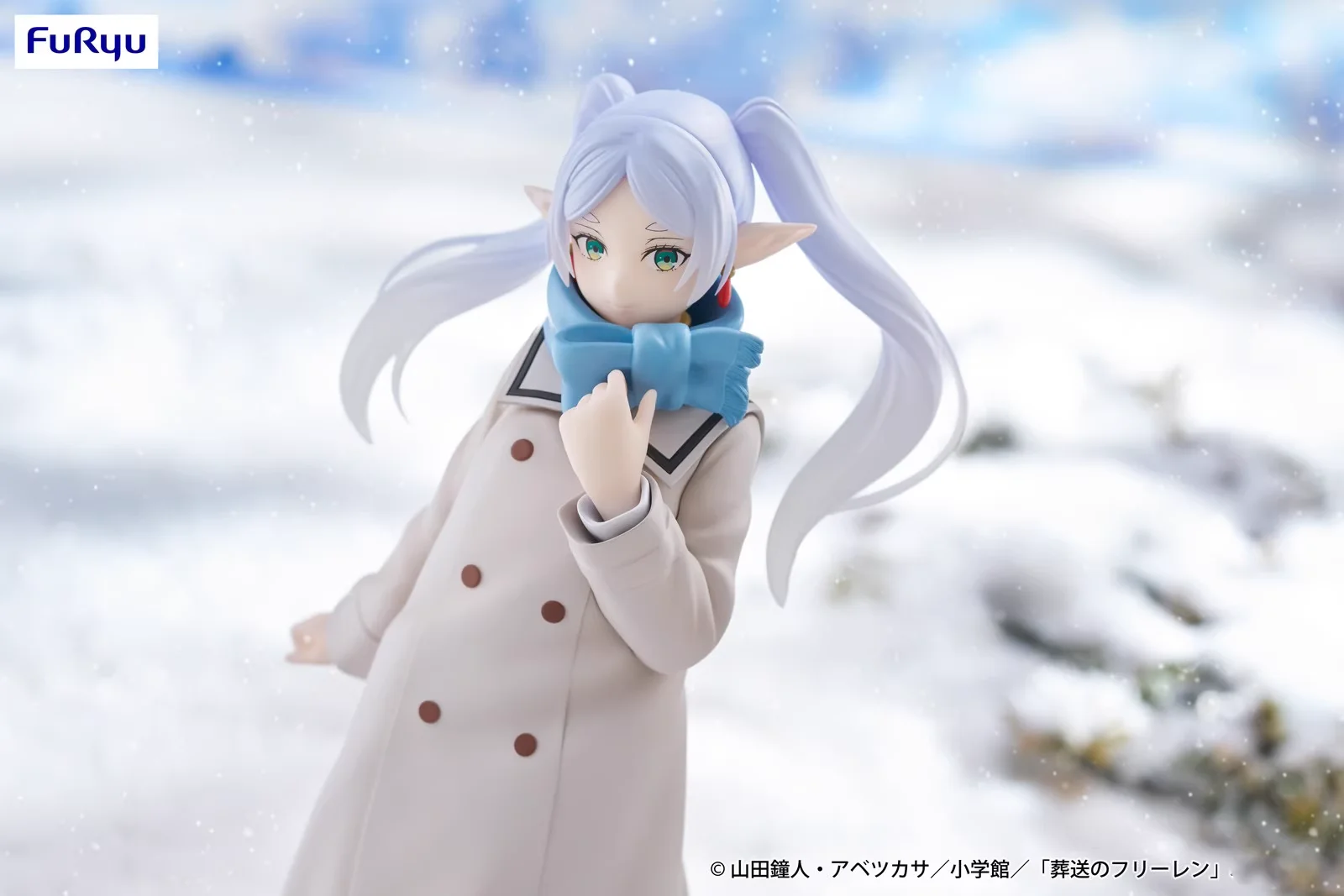 오리지널 FuRyu Trio-Try-iT Frieren Beyond Journey's End Winter Ver. 액션 피규어 장난감 PVC 모델 컬렉션 애니메이션 인형