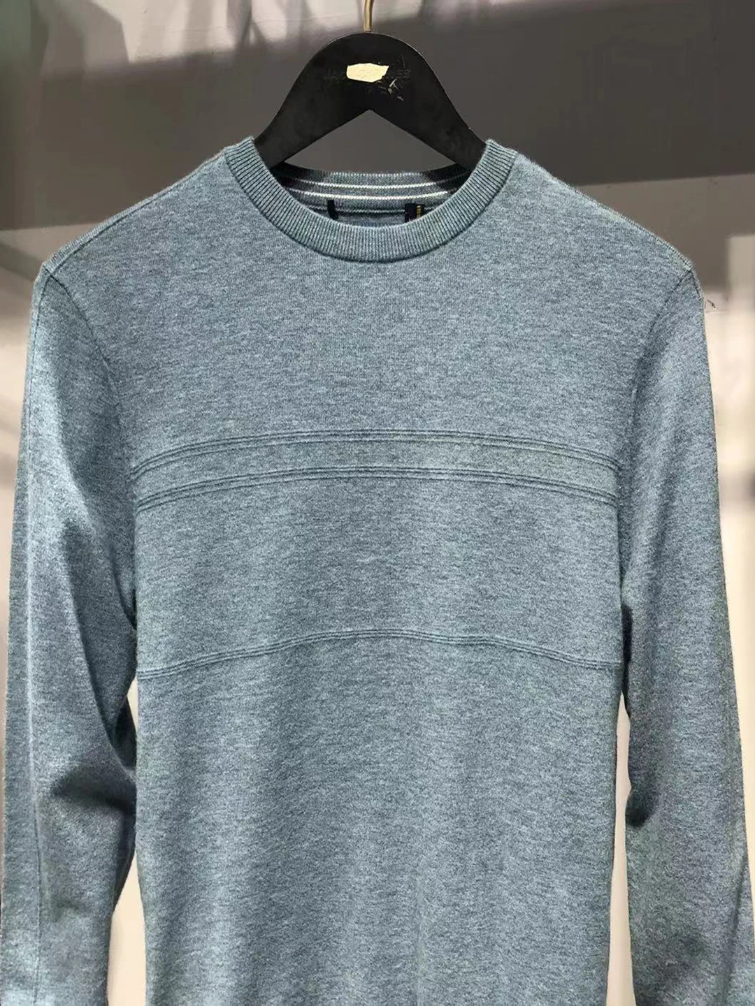 

Осень-зима Thiened 00, эластичный вязаный свитер из смеси шерсти, однотонный, облегающий, мужской, модный, теплый, дышащий, irt