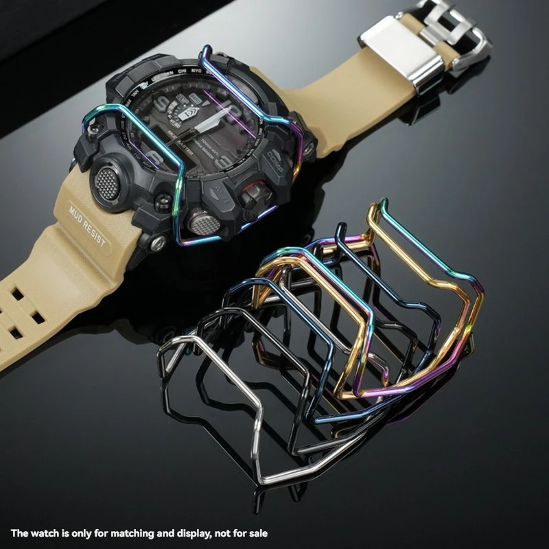 Для Casio стальной бампер для часов Big Mud King GWG-1000 Small Mud King GG-1000 GWG100 металлический защитный бампер с защитой от столкновений