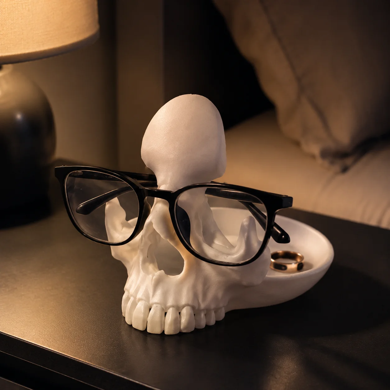 3D Printing Jewellery - 1pc 3D Printed Skull Shape Storage