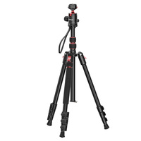 U​lanzi TT31 Claw Quick Release Tripod 2-in-1 Tripod and Monopod Portable Travel Tripod for DSLR Camera Outdoor Photography