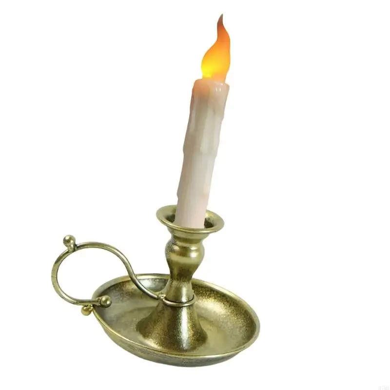 37ME Romantics Elegant Flamless LED Taper with Holders for Table Centerpieces