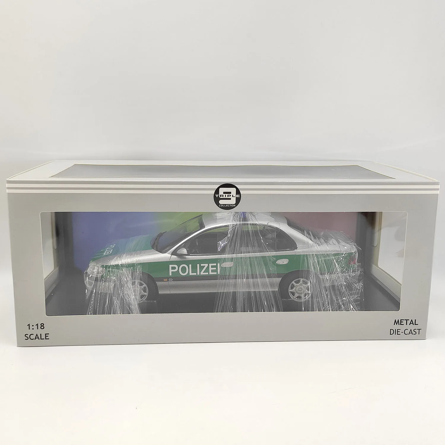 

Flaws Diecast 1:18 Scale TRIPLE9 Scale Porsche 917 LH Police Car Alloy Car Model Collectible Toy Gift Souvenir Display Ornament