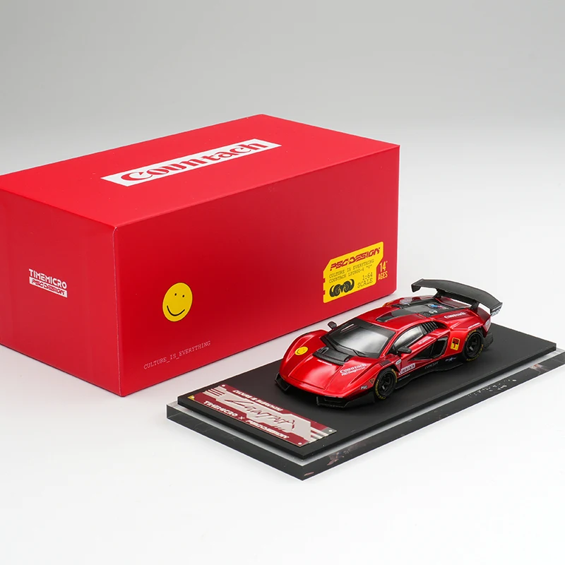

Time Micro В наличии 1:64 PSC Cyberpunk Countach V Scarlet AKIRA, литая под давлением диорама, модель автомобиля, коллекция игрушек TM