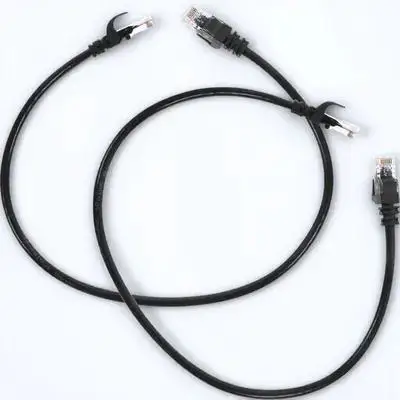 2 個の Cat6 ネットワークケーブルギガビットパッチコード高速で信頼性の高いイーサネットケーブルコンピュータルータセットアップ用 Cat 6 パッチケーブル