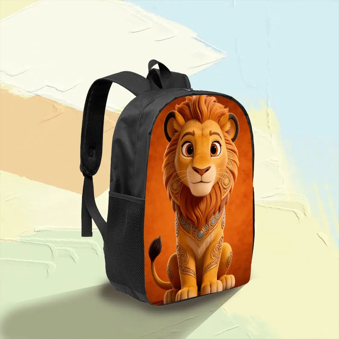 حقيبة ظهر ديزني 1 قطعة The Lion King، حقيبة كاجوال، سعة كبيرة، هدية عالية الجودة، استخدام يومي شخصي