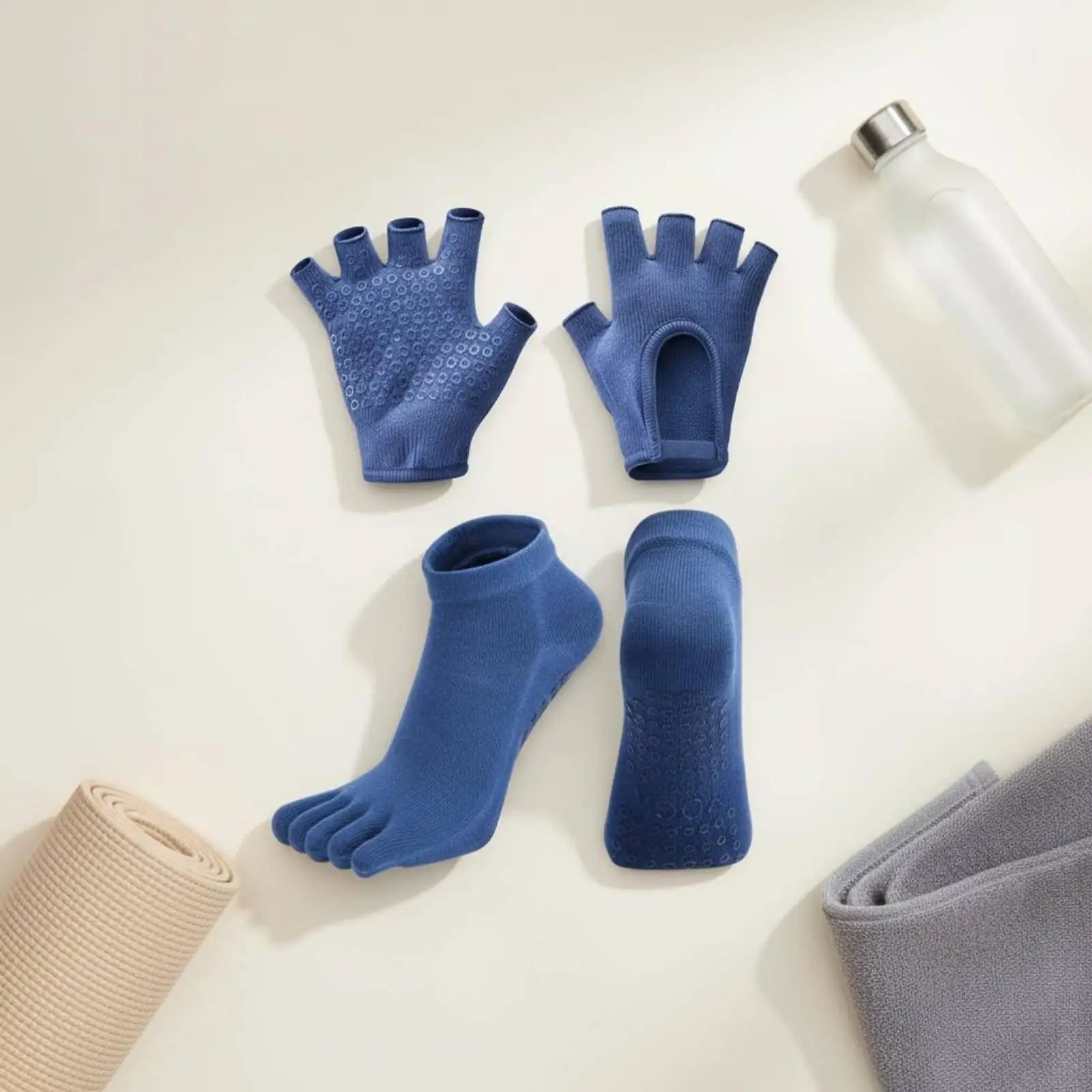 Pilates Socks for Women Anti-slip Yoga Socks Compression Socks Breathable Fitness Gear for Studio Workout