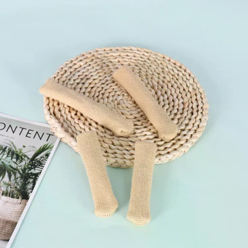Room Door Handle Cover Warmer Door Handle Protector Anti-slip Wear-resistant Silent Thickened Chair Leg Socks Knit Door Decor view 2