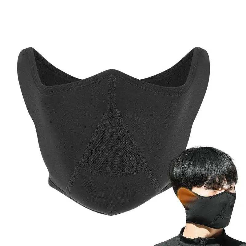 Motorcycle Face Cover Winter Cycling Masque Face Cover Riding Face Cover Ear Protection Adjustable Cold Weather Masque For