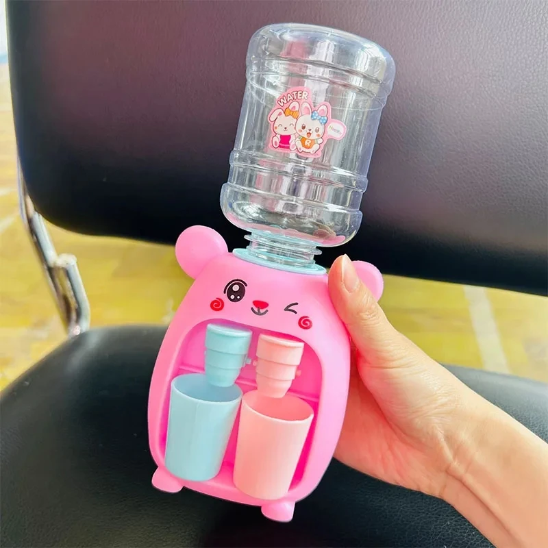 Mini Kinderen Water Dispenser Speelgoed Leuke Cartoon Water Sap Melk Drinkfontein Fantasiespel Keuken Speelgoed voor Jongens Meisjes Gift