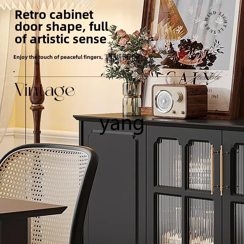 LTT 30cm壁掛けキャビネット レストラン用 超薄型 狭い玄関 中世風紅茶キャビネット