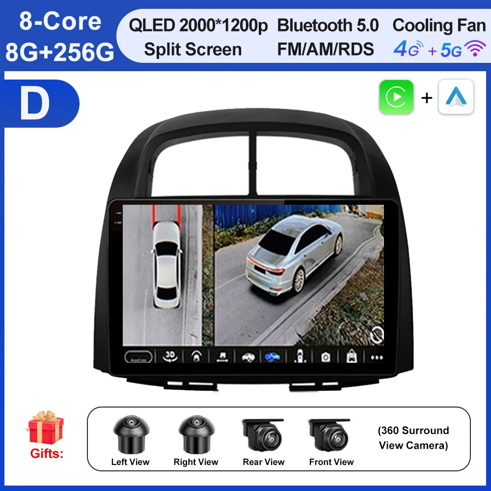 Draadloze CarPlay Android Auto Radio Auto Multimedia GPS Video Voor Subaru Justy Toyota Passo Daihatsu Boon Sirion 2007-2013 tool