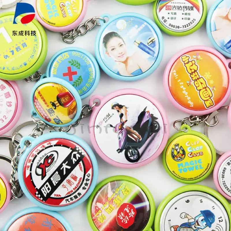 25mm double-sided key chain chest badge 100 sets of mixed colors, made by diy chest badge machine