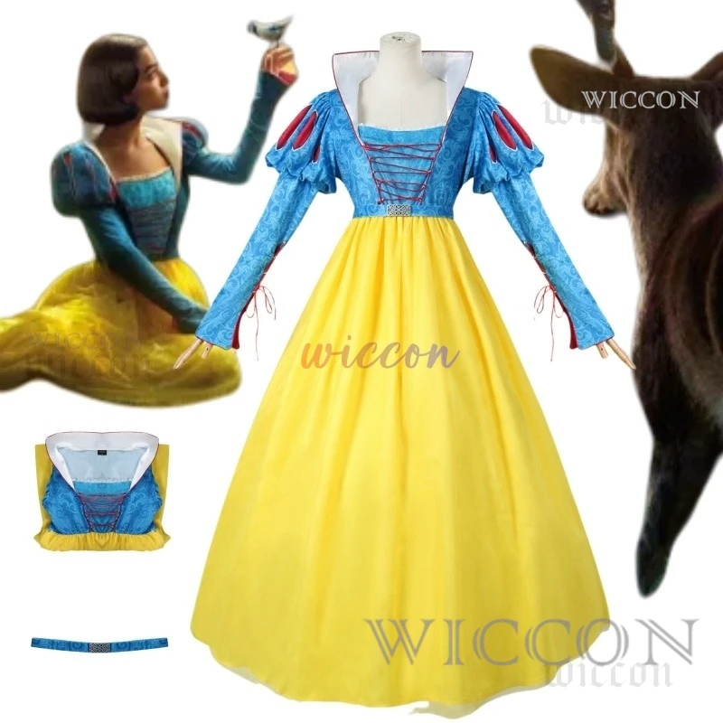 

Костюм для косплея Белоснежки 2025 года: платье принцессы из сказки для взрослых и детей, женская униформа для Хэллоуина и балов