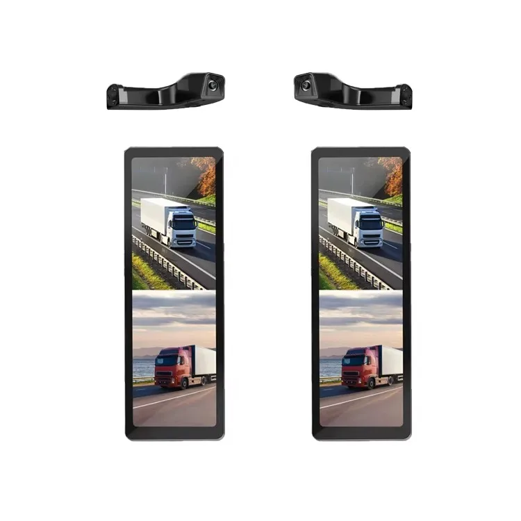 

18.88-inch 2.5D Touch HD Electronic Truck Mirror 1080p Rearview Mirror Display Mtor With Dual-lens Cra for Bus