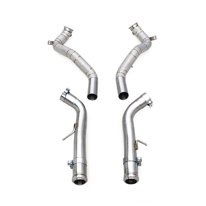 

Yooking Stainless Steel Heat Shield Downpipe For Mercedes-Benz G63 AMG W464 4.0T 2019-2023 High Flow Racing Exhaust Turbo Pipe