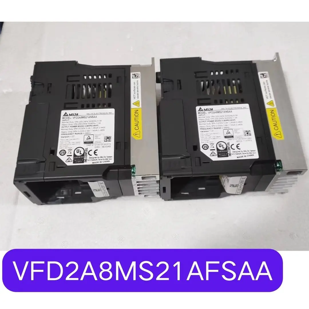 Imagem -03 - Inversor Usado com Teste ok Transporte Rápido 0.4kw Vfd2a8ms21afsaa