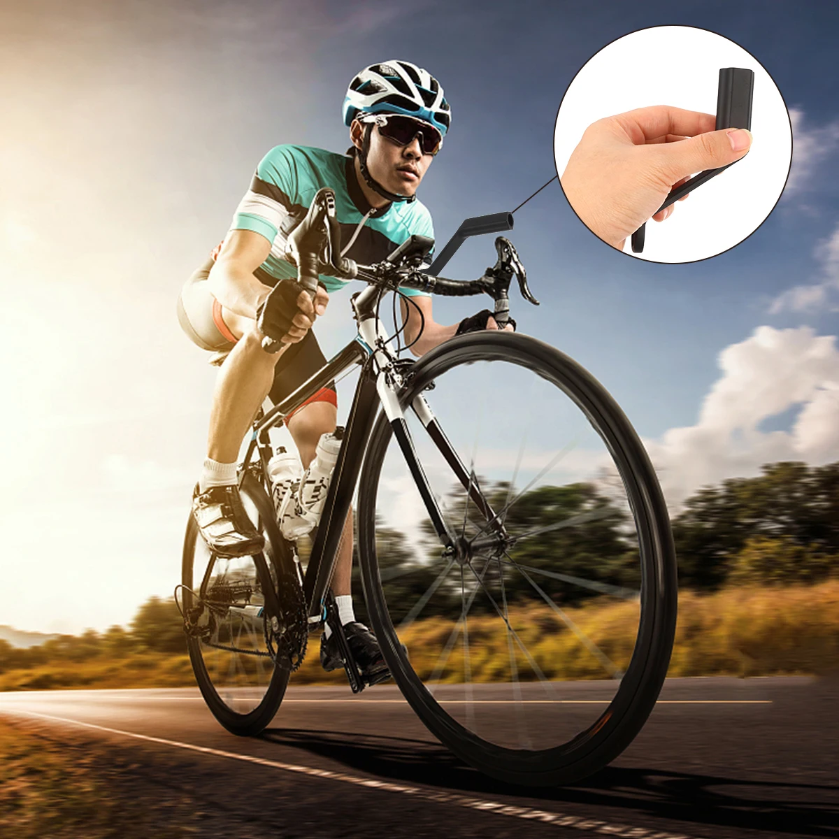 

Aluminum Alloy Bike Rearview Mirror Adapter Multifunctional Extension Bracket For Phone Rack Headlight Cellphone Mount Support