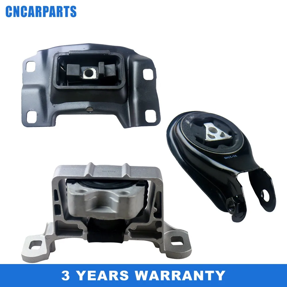 Front Rear Engine Motor Transmission Mount Set Fit for Mazda 3 2.3L 04-09 3pcs