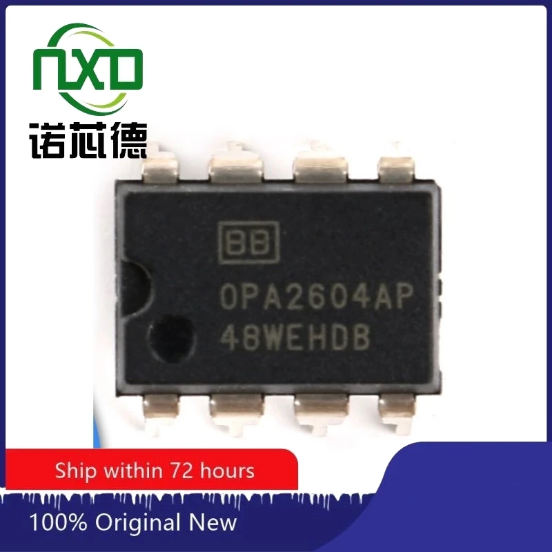 

5PCS/LOT OPA2604AP DIP8 Audio dual operational amplifier chip Brand new original Free shipping