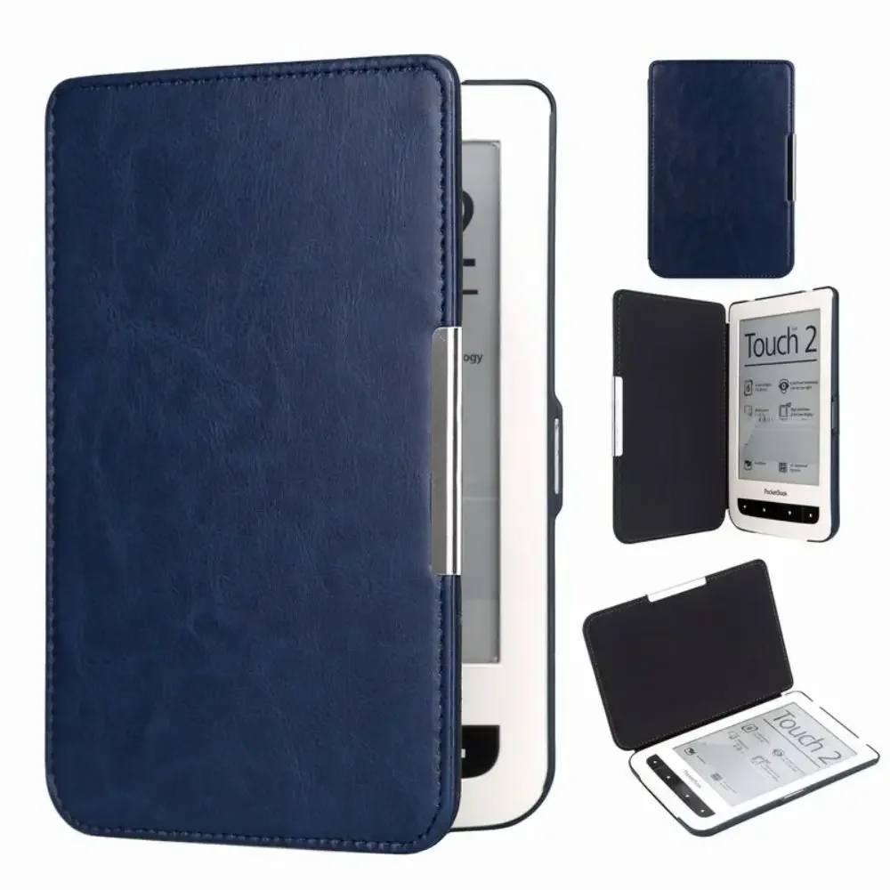 1PC Auto Wake Sleep e-Reader Case Anti Scratch Anti-fall Folio Cover Ultra Slim Shockproof for Pocketbook PB614/615/624/625/626