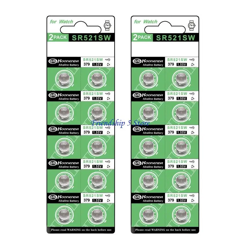 T8WC Pack Of 10pcs/20pcs AG0 LR521 Battery Watch Remote Calculator Button Cell Batteries Long Last Power Supply 1.55V