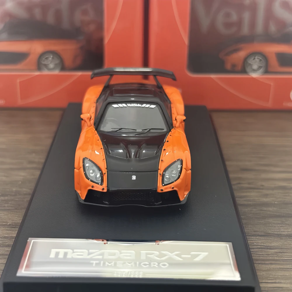 TimeMicro TM 1:64 Veilside RX7 Orange Color Diecast Model Car