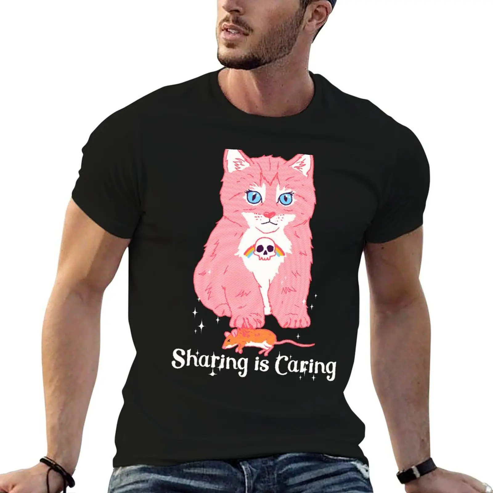 Sharing is Caring T-Shirt Plus Size All Match Tee Shirt