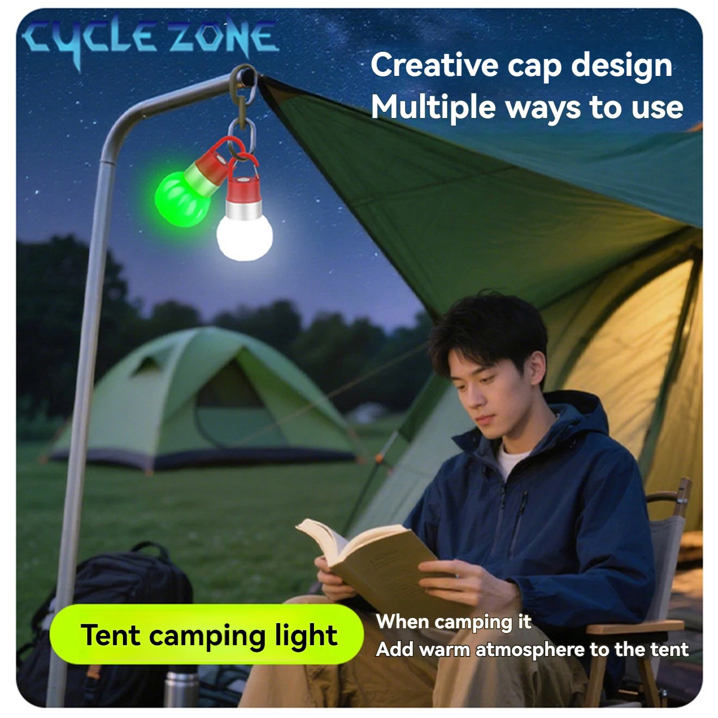 متعددة الوظائف في الهواء الطلق التخييم مصباح لتهيئة الجو مصباح يدوي محمول مع هوك غطاء زجاجة قابل للفصل ضوء فانوس طوارئ #1