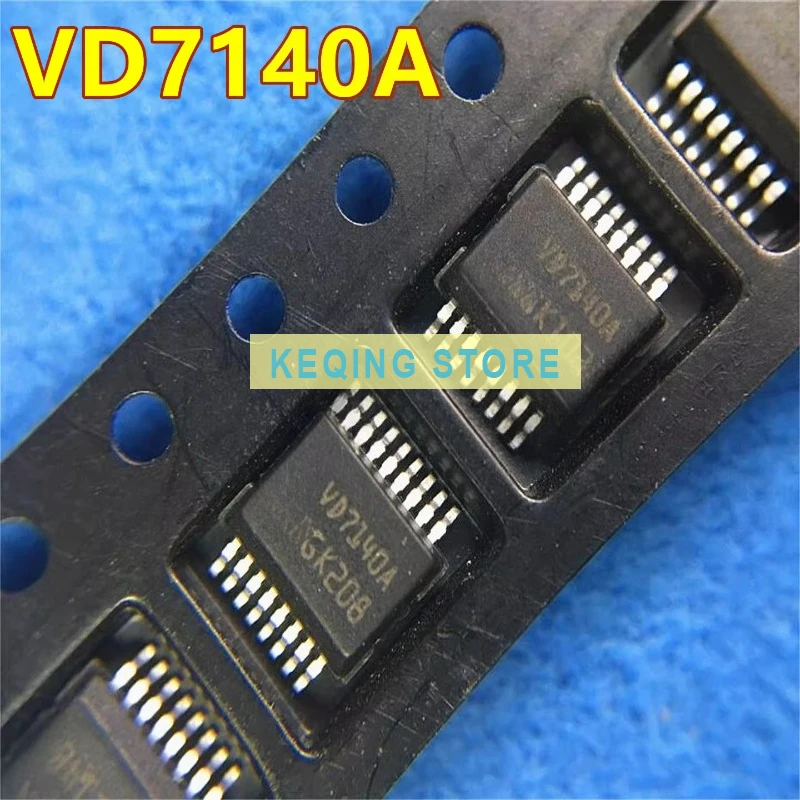 10PCS Used+Not NEW+Send after Measure Original word original code  VND7140AJ VND7140AJTR dual channel high side driver chip