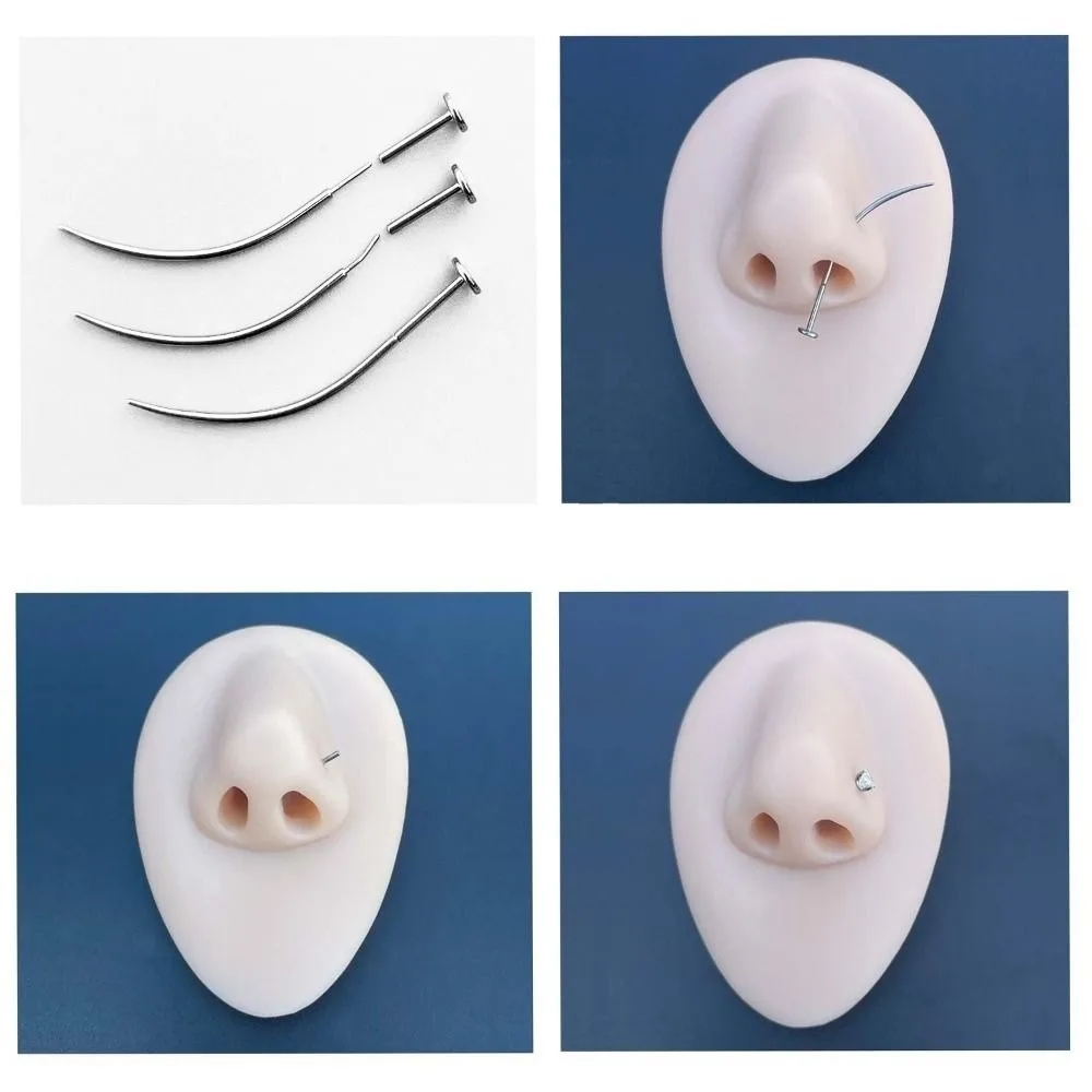 13-teiliges Edelstahl-Piercing-Taper-Werkzeug, Ohrring-Applikator, Ohrring-Werkzeug, Punktions-Verbindungsstift, professionell – Detail 7