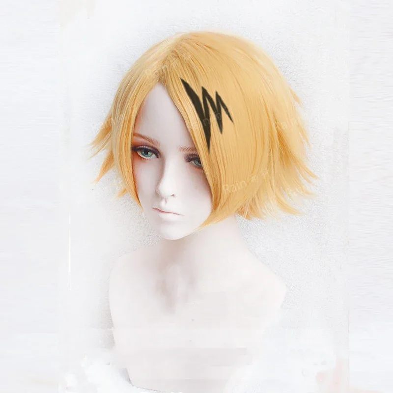 Boku no Hero Academia Kaminari Denki Wig Cosplay Costume My Hero Academia Men & Women Short Synthetic Wigs With Hairclip