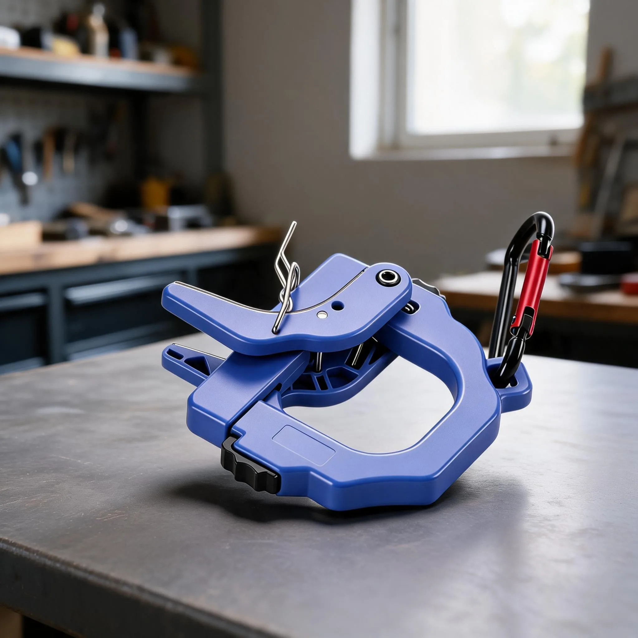 Portable Cable Tie Dispenser Holder ABS Belt Organizer With Carabiner For Electrician Plumber DIY Tool