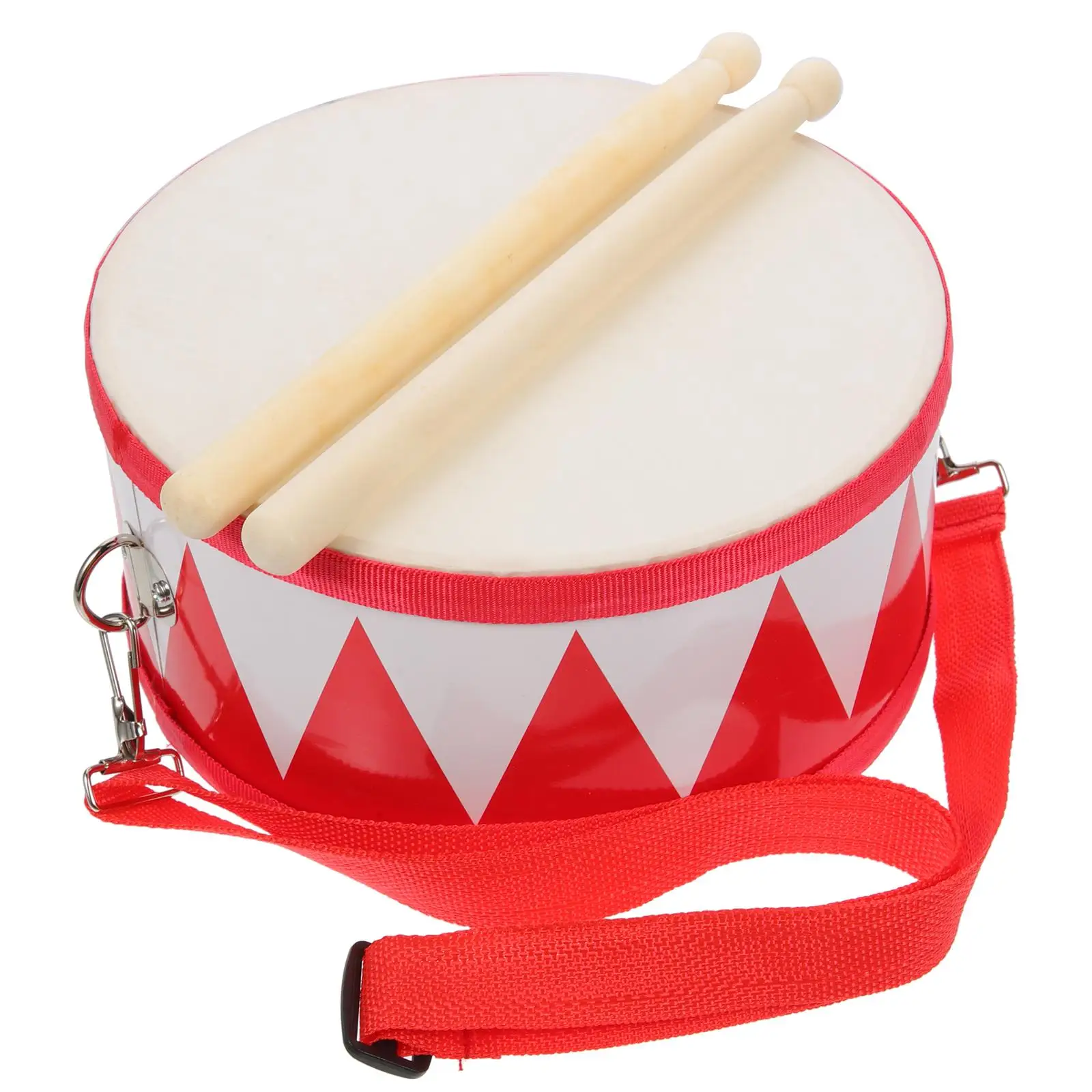 

8 Inch White Kids Snare Drum Music Childrens Percussion Instrument Baby Children'S Toy Drums Toddler Educational Toy