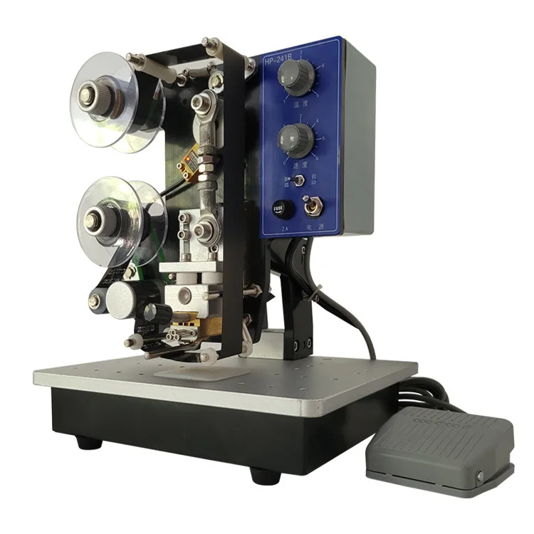 Electric small manual color ribbon steel stamp continuous automatic printing coder