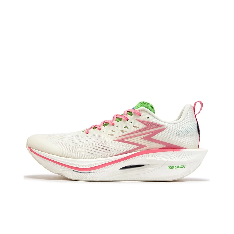 

361° Flame 3 ET Cushioning Abrasion Resistant Breathable Low top Running Shoes Unisex Neon Light Coral 672512270F-1