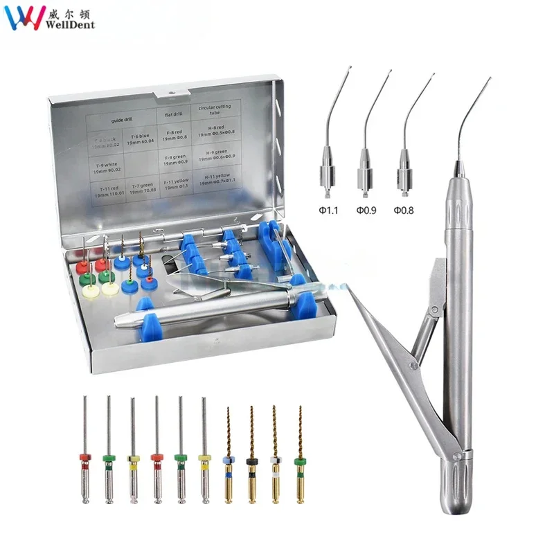 High Quality 1 Set Easy Dental Root Canal File Extractor Broken Files Removal System Kit Endo Rescue Retrieval