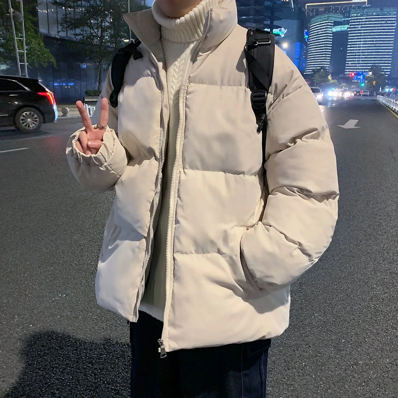 KAPMENTS Y2k Harajuku Solid Warm Winter Puffer Jacket 2023 parka Windbreakers Japanese Streetwear coreano Fashion Bubble Coat