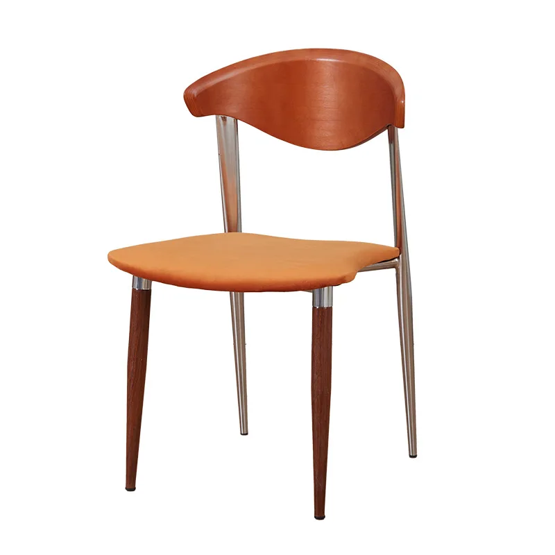 Medieval solid wood dining chair vintage senior designer living room dining table backrest home retro