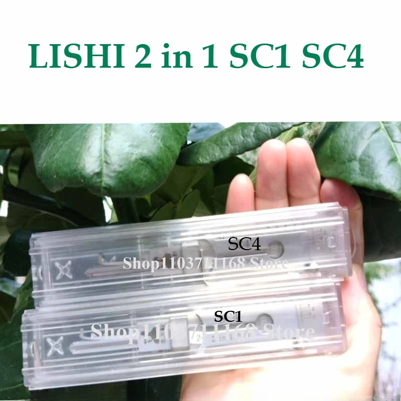 1 قطعة LiShi 2 في 1 SC1 SC4 أدوات اليد المدنية اليد المهنية لقياس ماستر اختيار و فك لأداة اختيار قفل Schlage