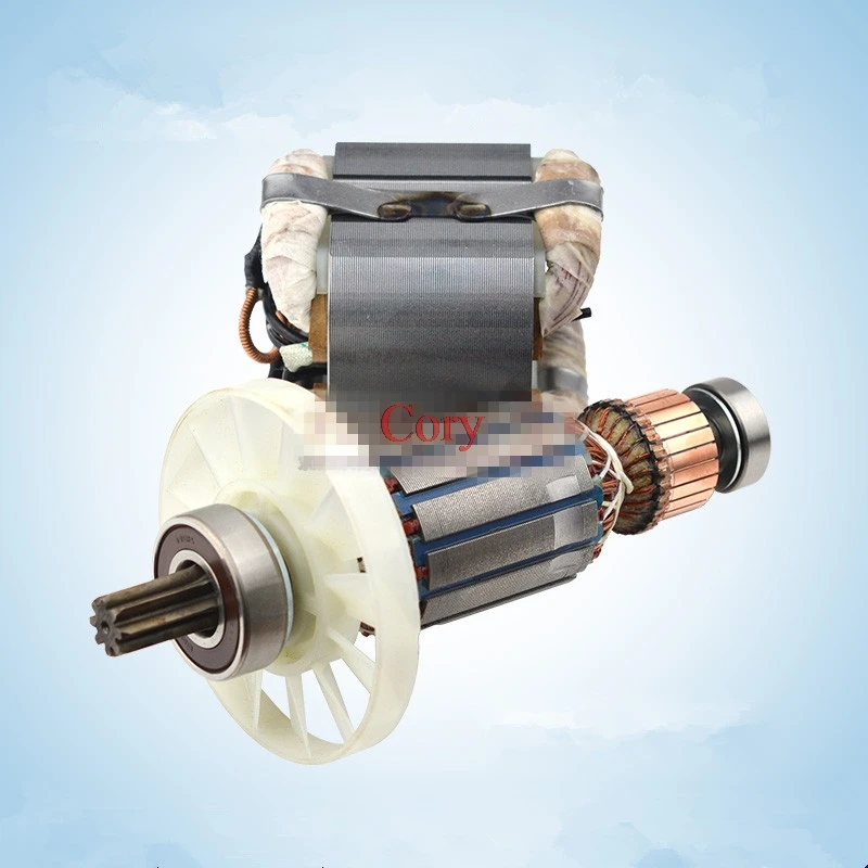 

AC 220V Power Tool 8 Teeth Electric Motor Rotor/Stator for Hitachi 38E Electric Hammer