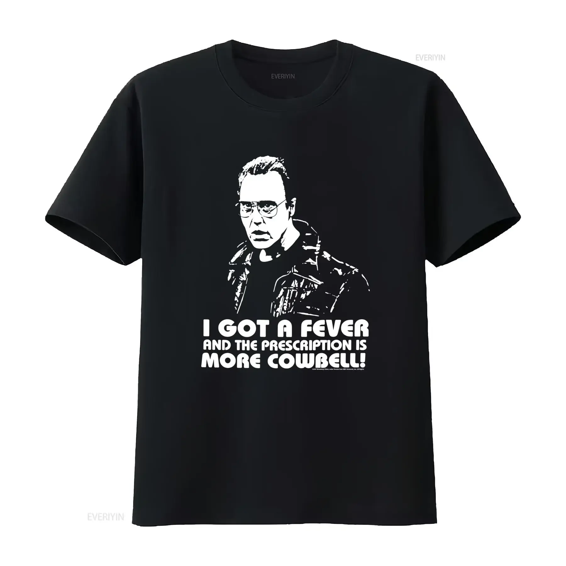 SNL TV Show T Shirt Saturday Night Fever Music More Cowbell Black Design Unique Print vintage Washed Stretched Unisex graphic