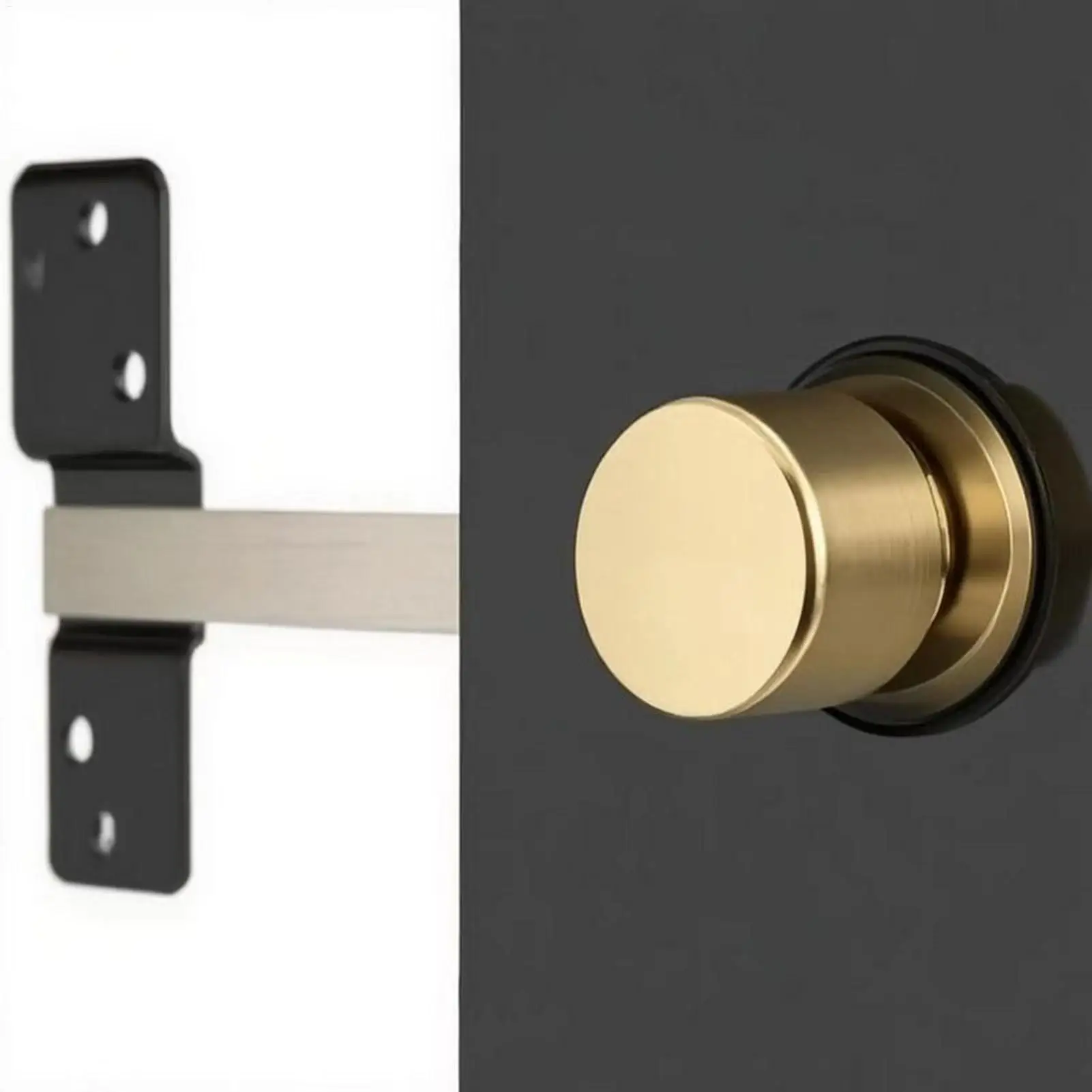 

Двусторонняя защелка для ворот, двусторонний замок безопасности для дверей, ворот, подъездных путей, для заднего двора, сарая, амбара, двора, гаража