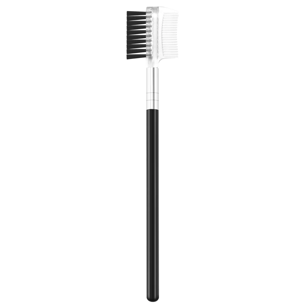 

Women Double-sides Brow Comb Eyebrow Brush Wood Holder Make-up Cosmetic Makeup Tool 1pcs Black