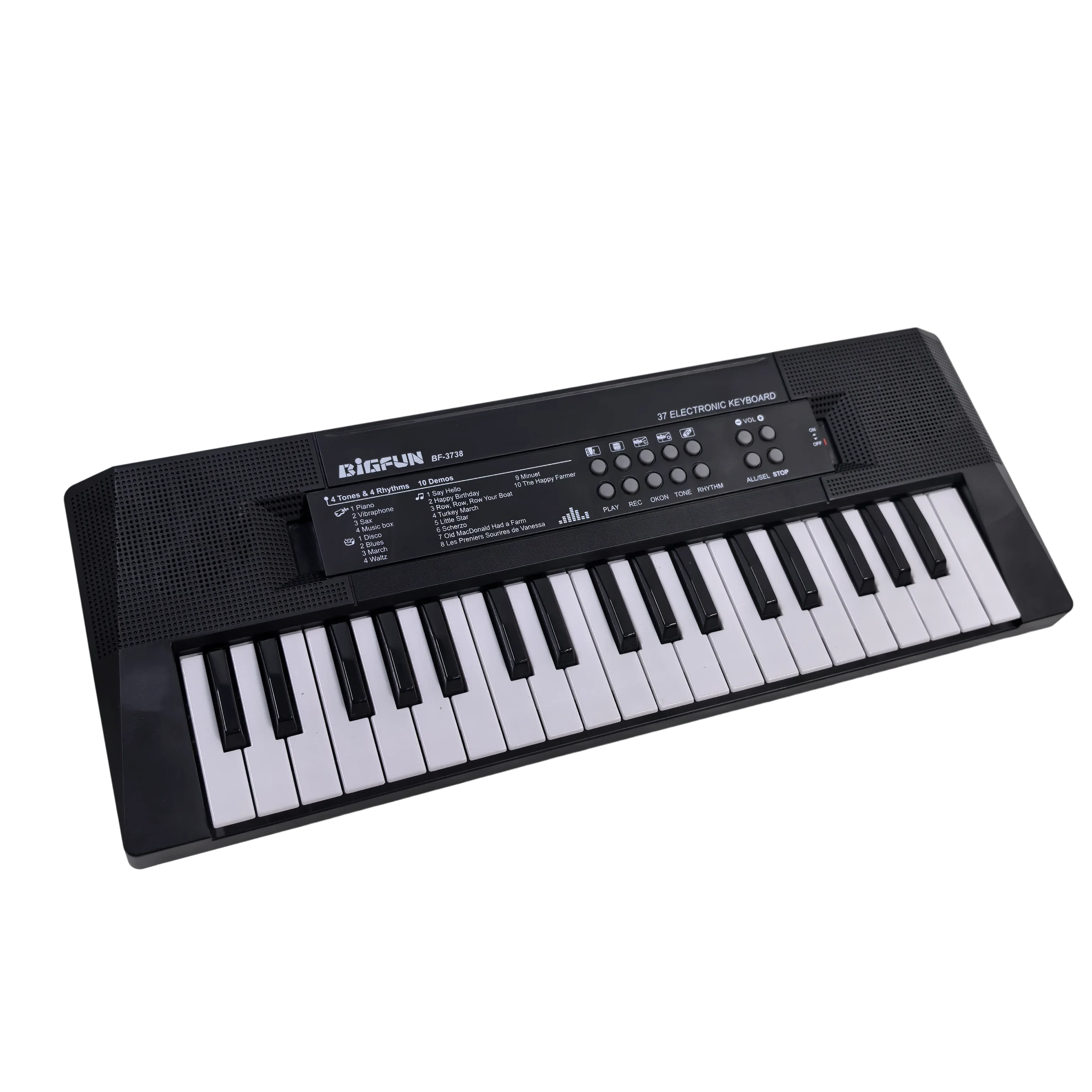 37-toetsen elektronische pianotoetsenborden met microfoon Oplaadbaar educatief speelgoed Muziekinstrument Cadeaus voor jongens en meisjes - afbeelding 2