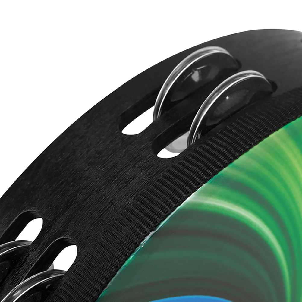 

Handheld Tambourine Drum Kids Percussion Musical Instrument Clear Loud Sound For Children Beginner Toddler Educational