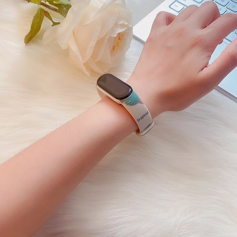 15Mm Dây Đeo Đồng Hồ Cho Xiaomi Mi Band 6 5 4 3 7 Dây Đeo Tay Vòng Tay Dây Đeo Tay MiBand 3 4 Band6 Band7 Đồng Hồ Thông Minh Smartwatch Accesso