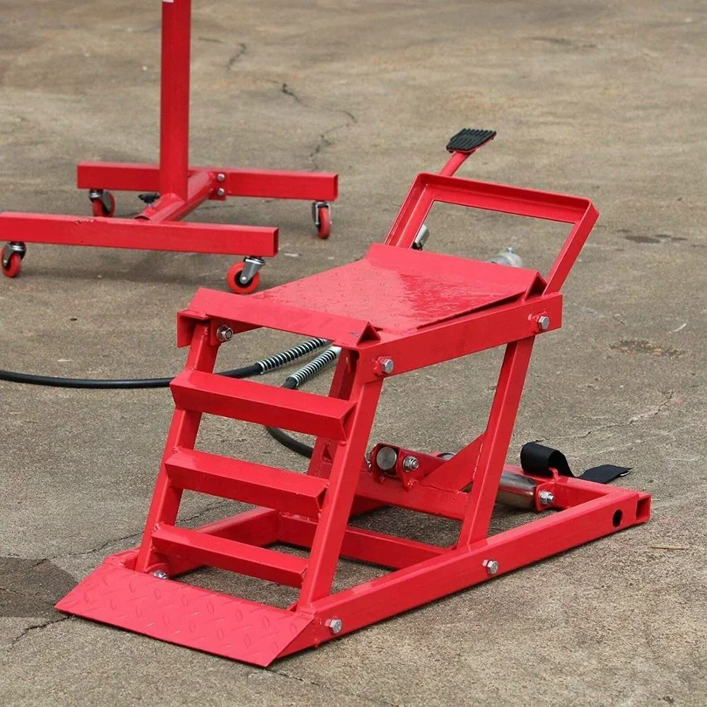 Portable Hydraulic Car Ramp, Capable of Carrying 2T, Hydraulic Type, Household Lifting, Easy to Carry, Vehicle Mounted